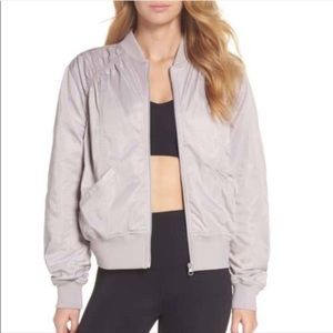 zella cozy bomber jacket